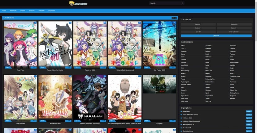 Anime Streaming Site Chia-Anime