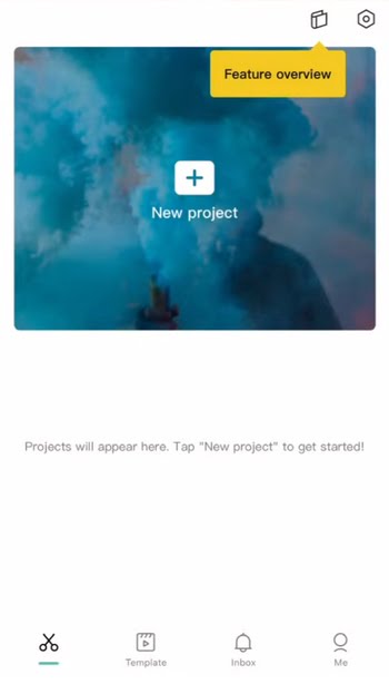 Create a Project in CapCut to Edit Instagram Video