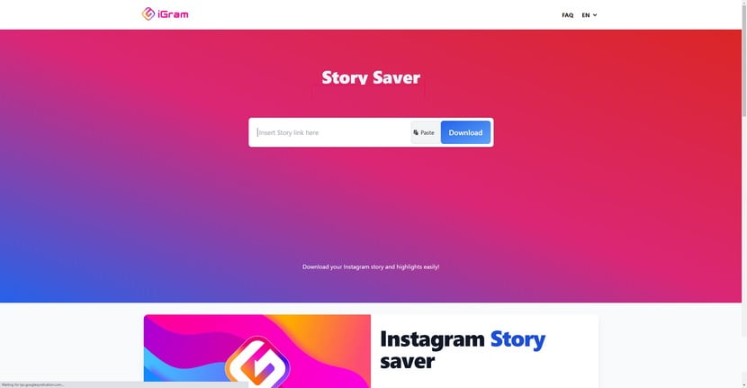 Instagram Story Downloader iGram