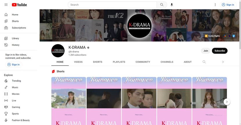 Watch Korean Drama with English Subtitles on YouTube