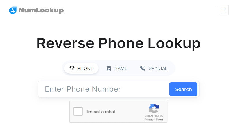 Find Out Who Called Me From This Phone Number on Numlookup