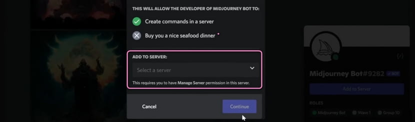 Select Your Own Discord Server