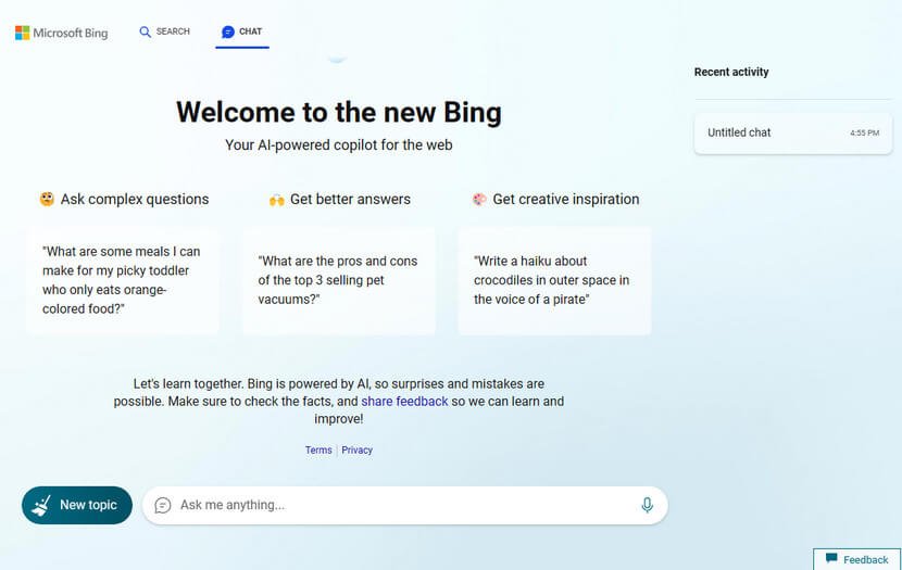 The New Bing