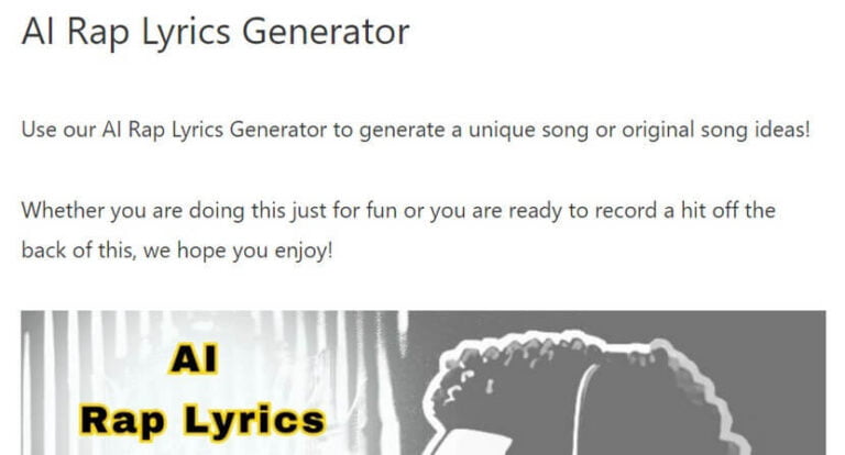 The 12 Best AI Rap Lyrics Generators