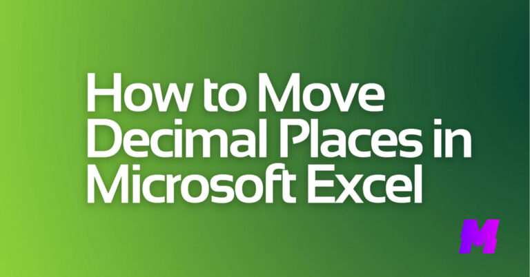 Read more about the article 5 Easy Methods to Move Decimal Places in Excel to Right/Left