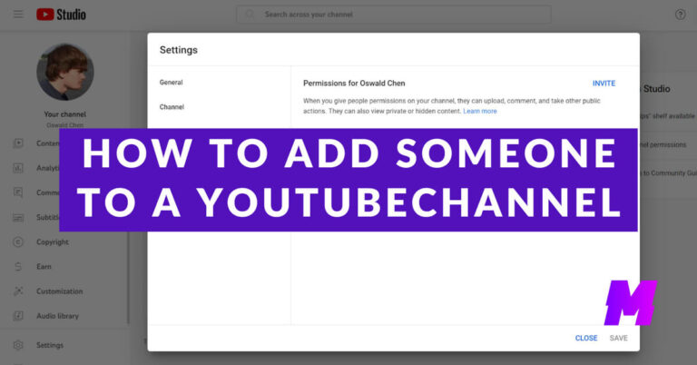 Read more about the article How to Add Someone to Your Personal/Brand YouTube Channel
