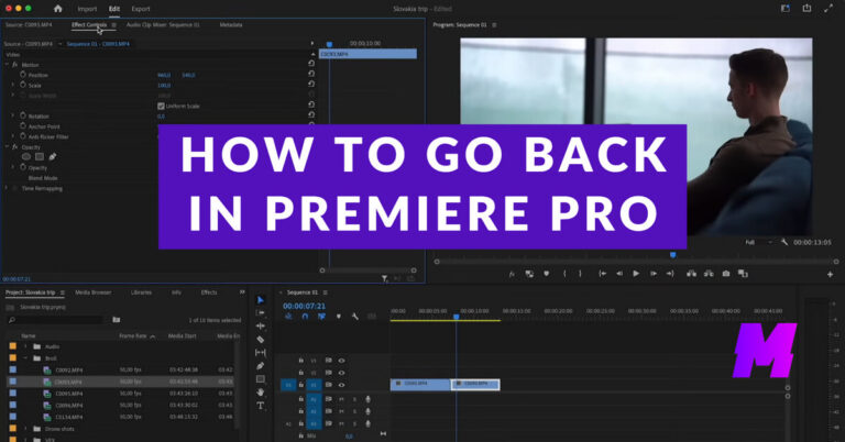 Read more about the article How to Go Back in Premiere Pro [4 Handy Ways] 